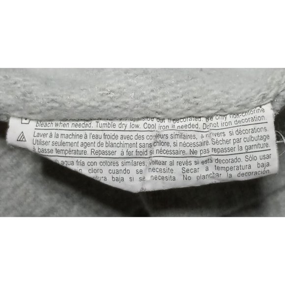 Christmas Halloween Sweatshirt Hanes Womens Size XL If The Boot Fits Gray Long S - Picture 5 of 5